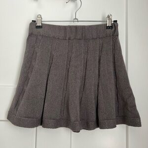 Knit Pleated School Girl Skirt Urban Outfitters UO